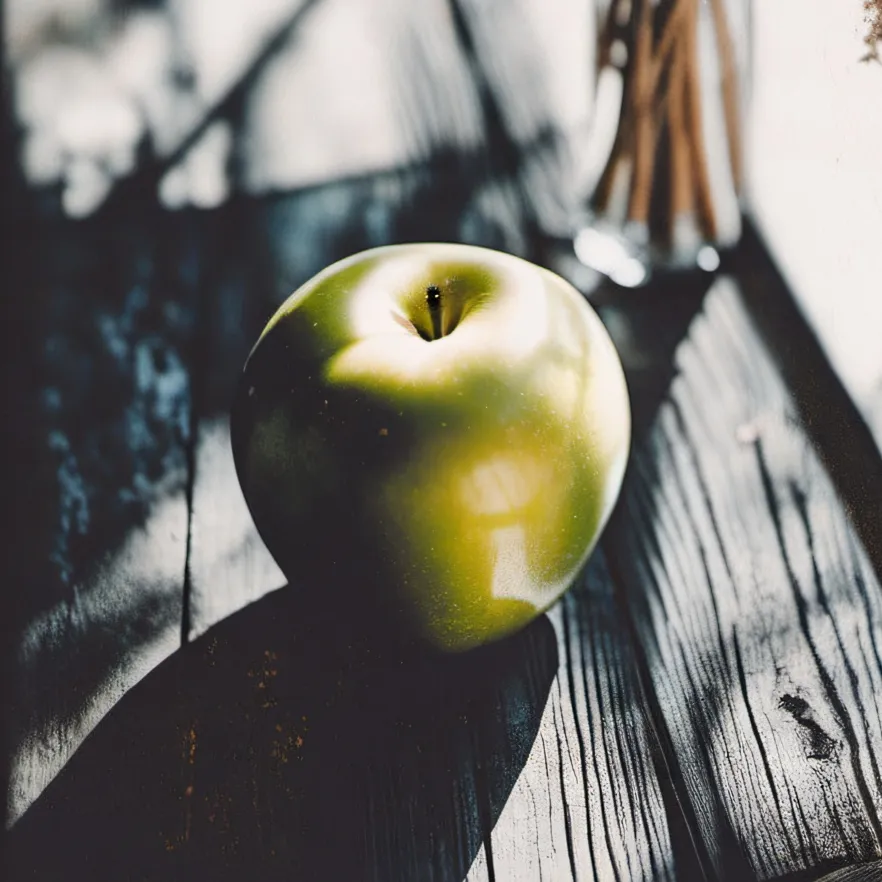 chat with ai character: green apple