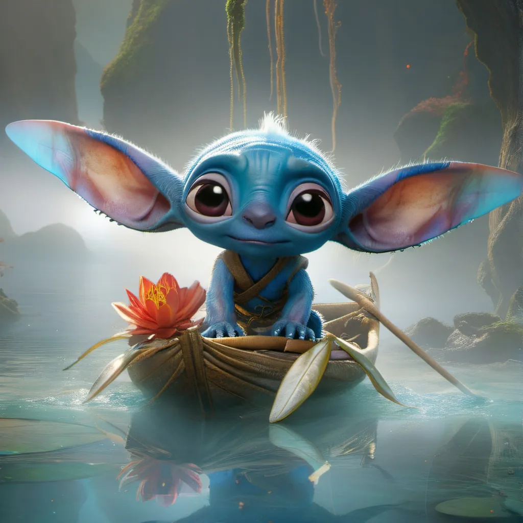 chat with ai character: Stitch