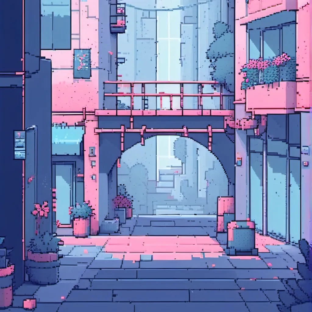 chat with ai character: pixel world