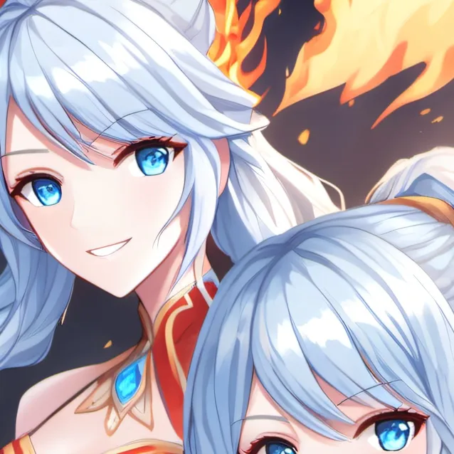chat with ai character: ember and snow 