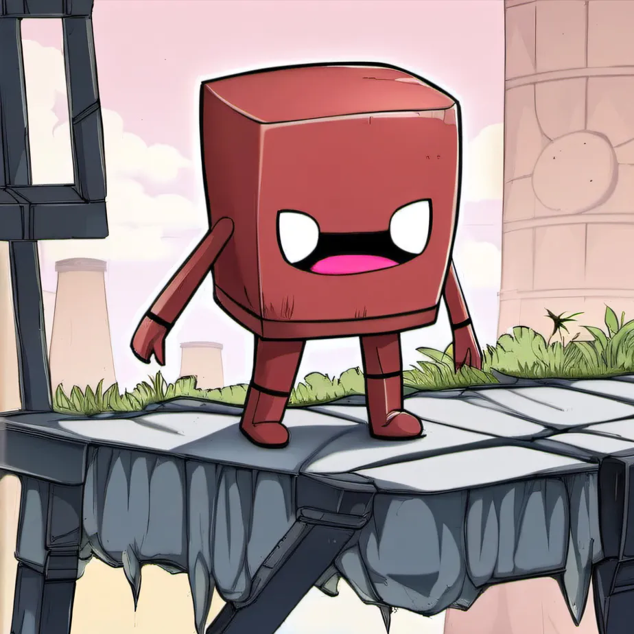 chat with ai character: Meat boy