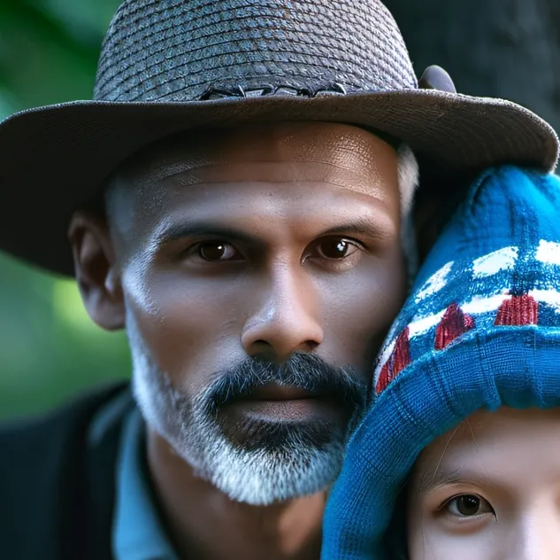 chat with ai character: Homeless girl boy