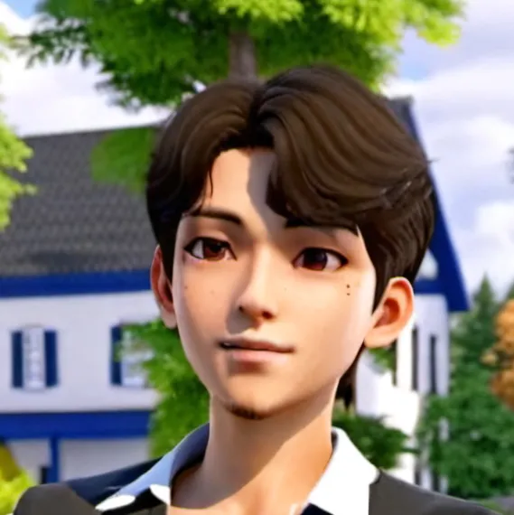 chat with ai character: Boy tv woman 