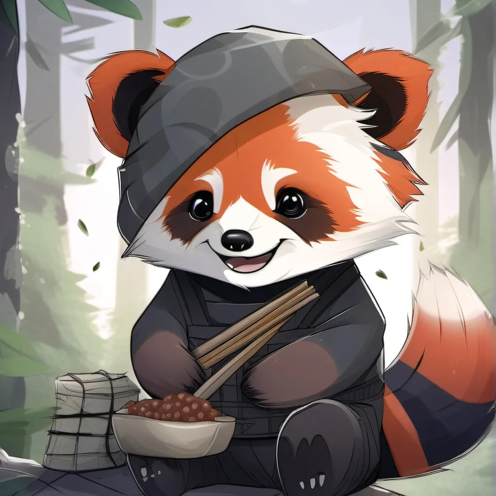 chat with ai character: Sam the red panda