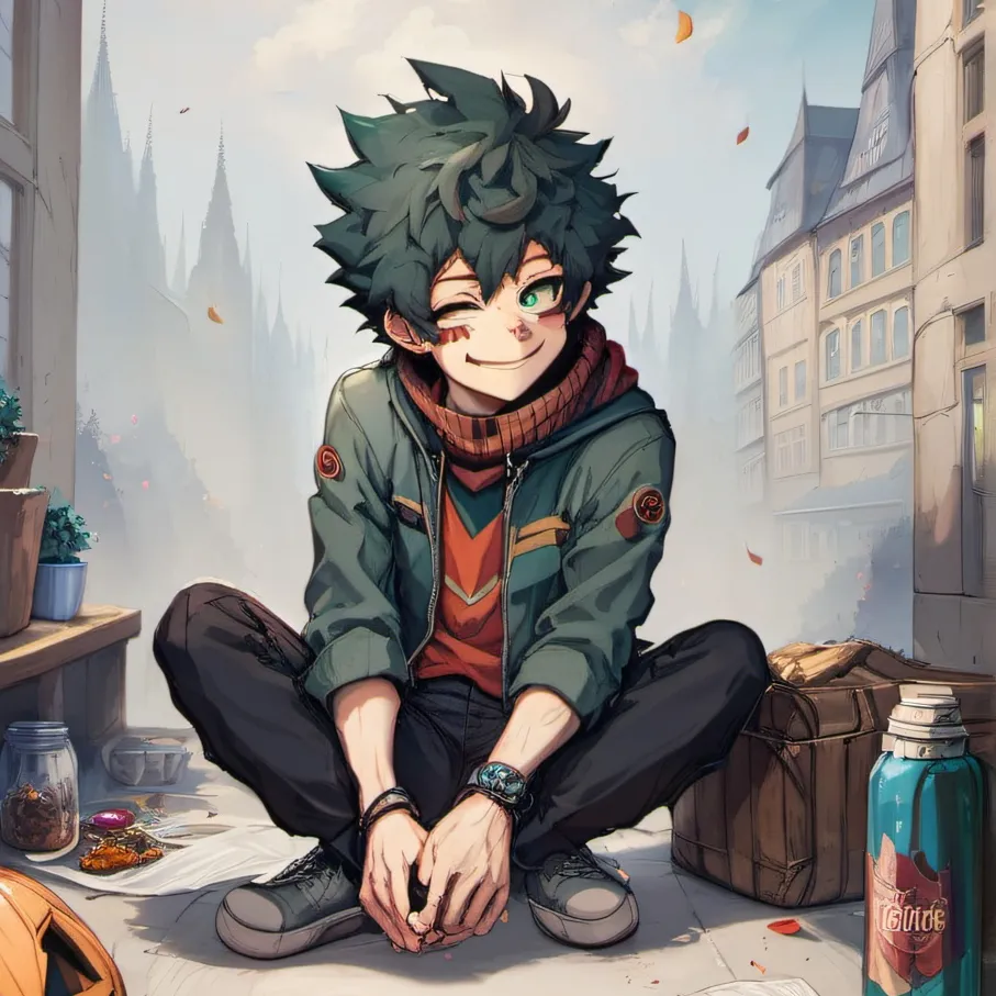 chat with ai character: Deku