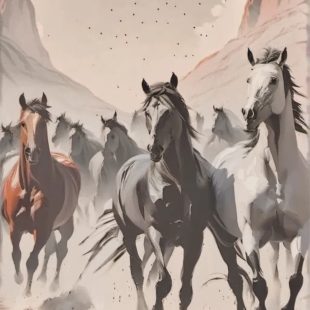 chat with ai character: horse herd