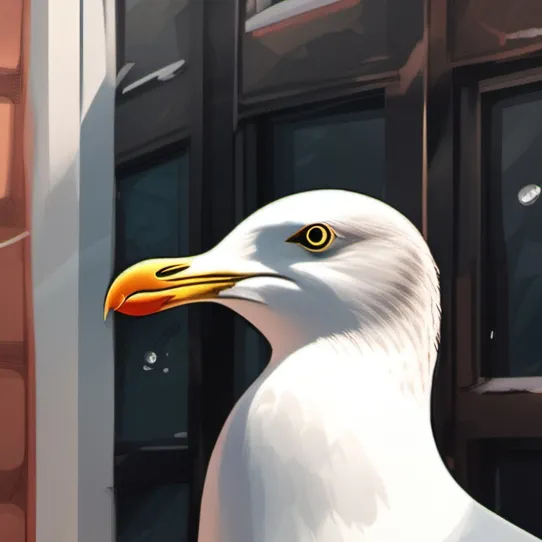 chat with ai character: cute seagull