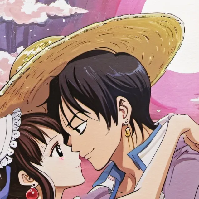 chat with ai character: luffy and boa