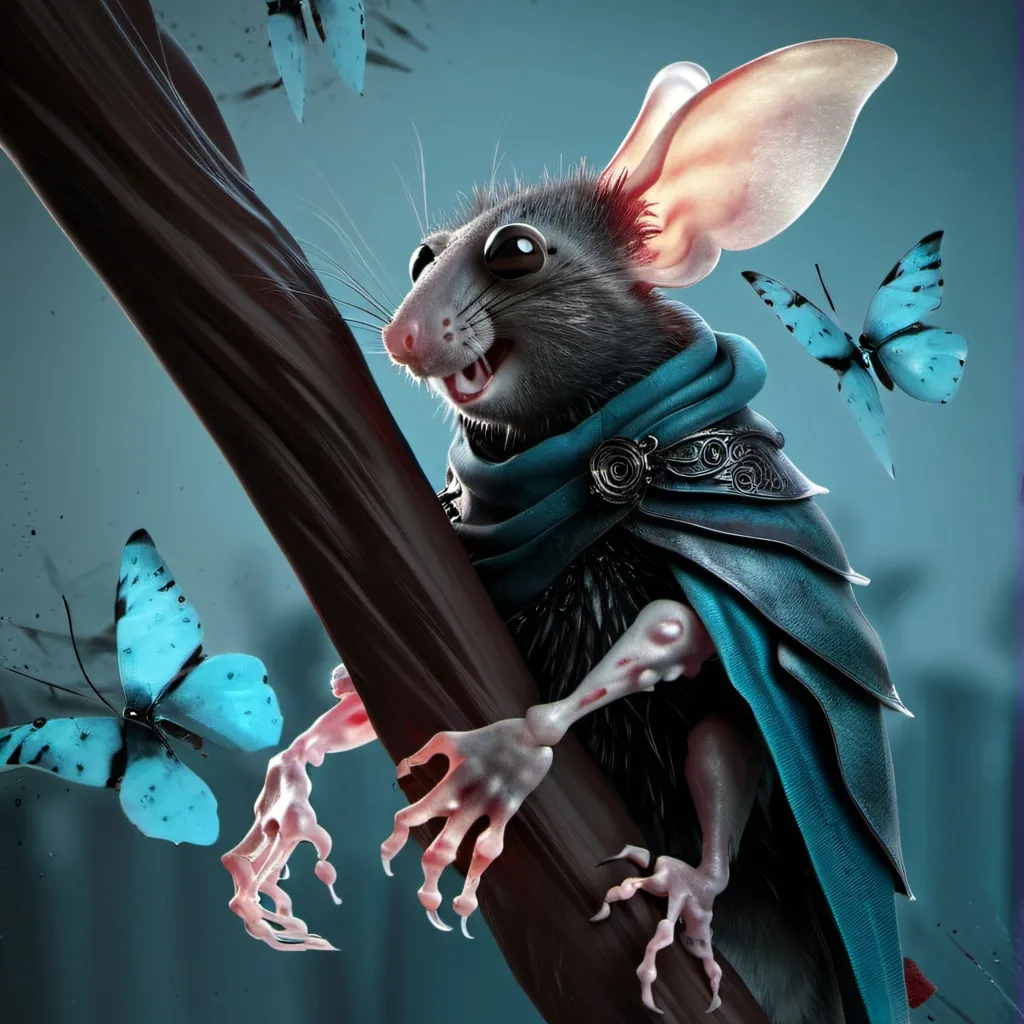 chat with ai character: weird a$$ rat