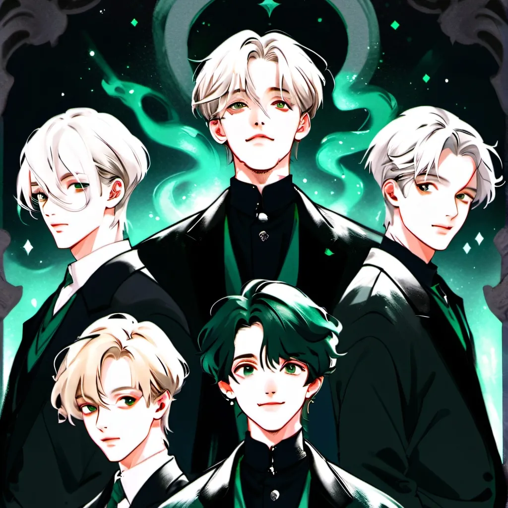 chat with ai character: The slytherin gang