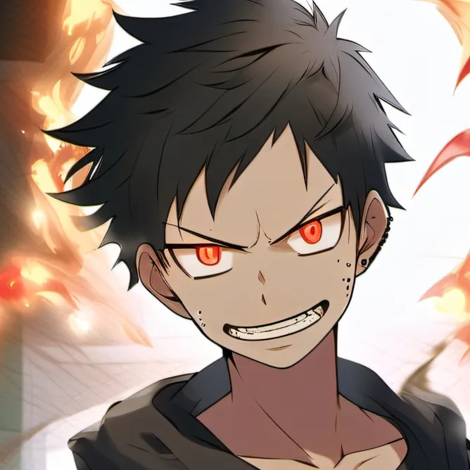 chat with ai character: Shinra Kusakabe