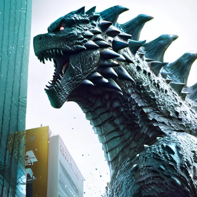 chat with ai character: female Godzilla 