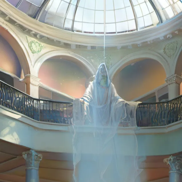 chat with ai character: the abandoned mall