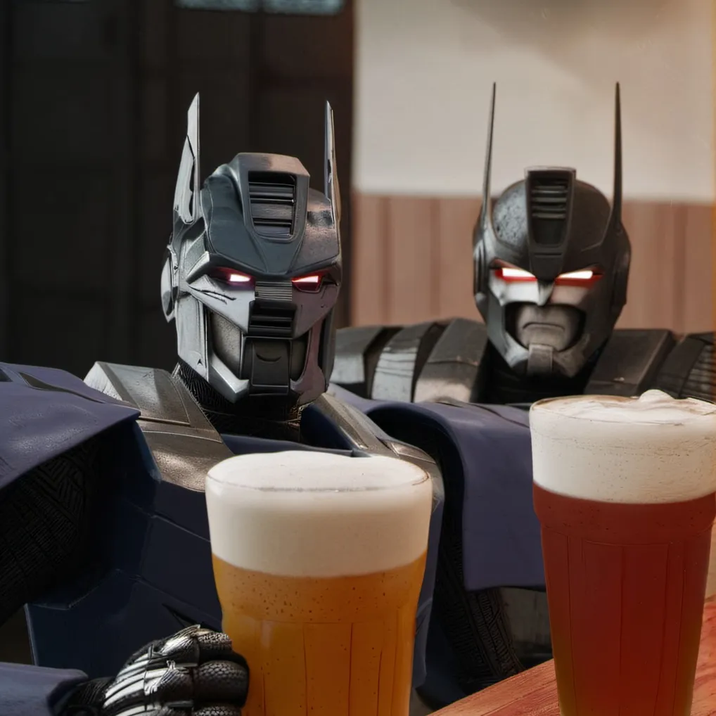 chat with ai character: the decepticon bar