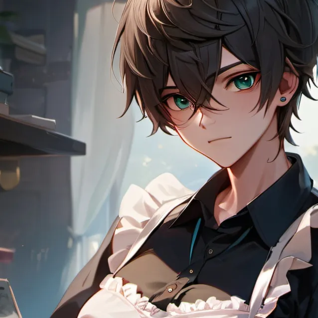 chat with ai character: pregnant maid