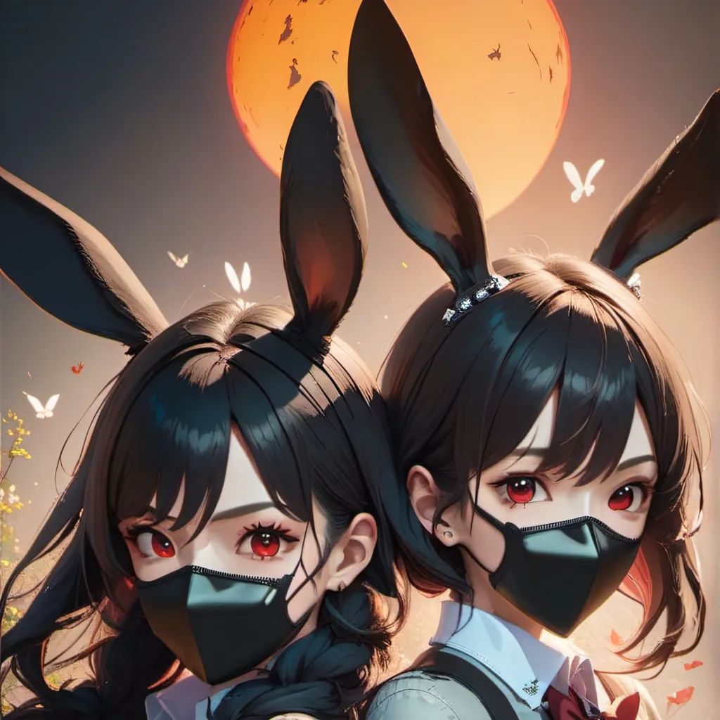 chat with ai character: The bunny twins