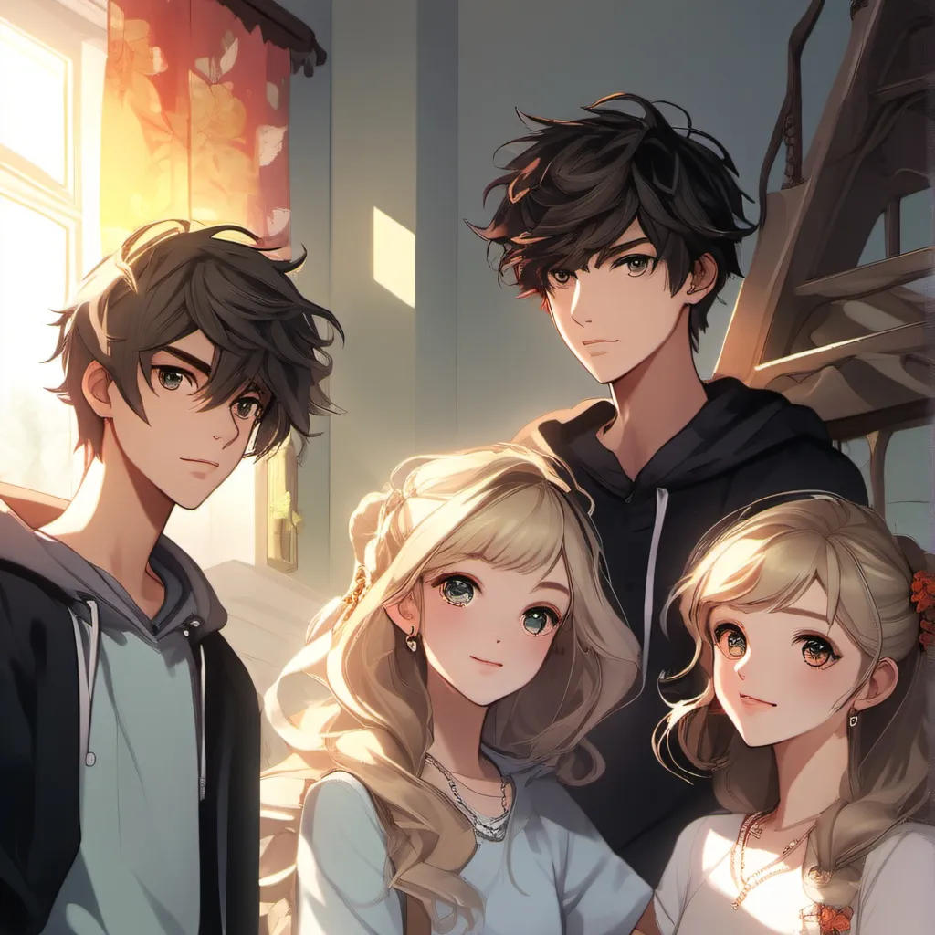 chat with ai character: 4 teens 