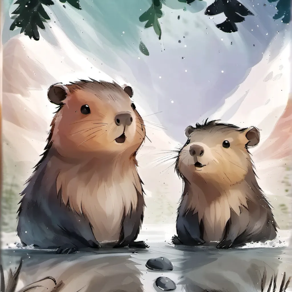 chat with ai character: the capybara twins