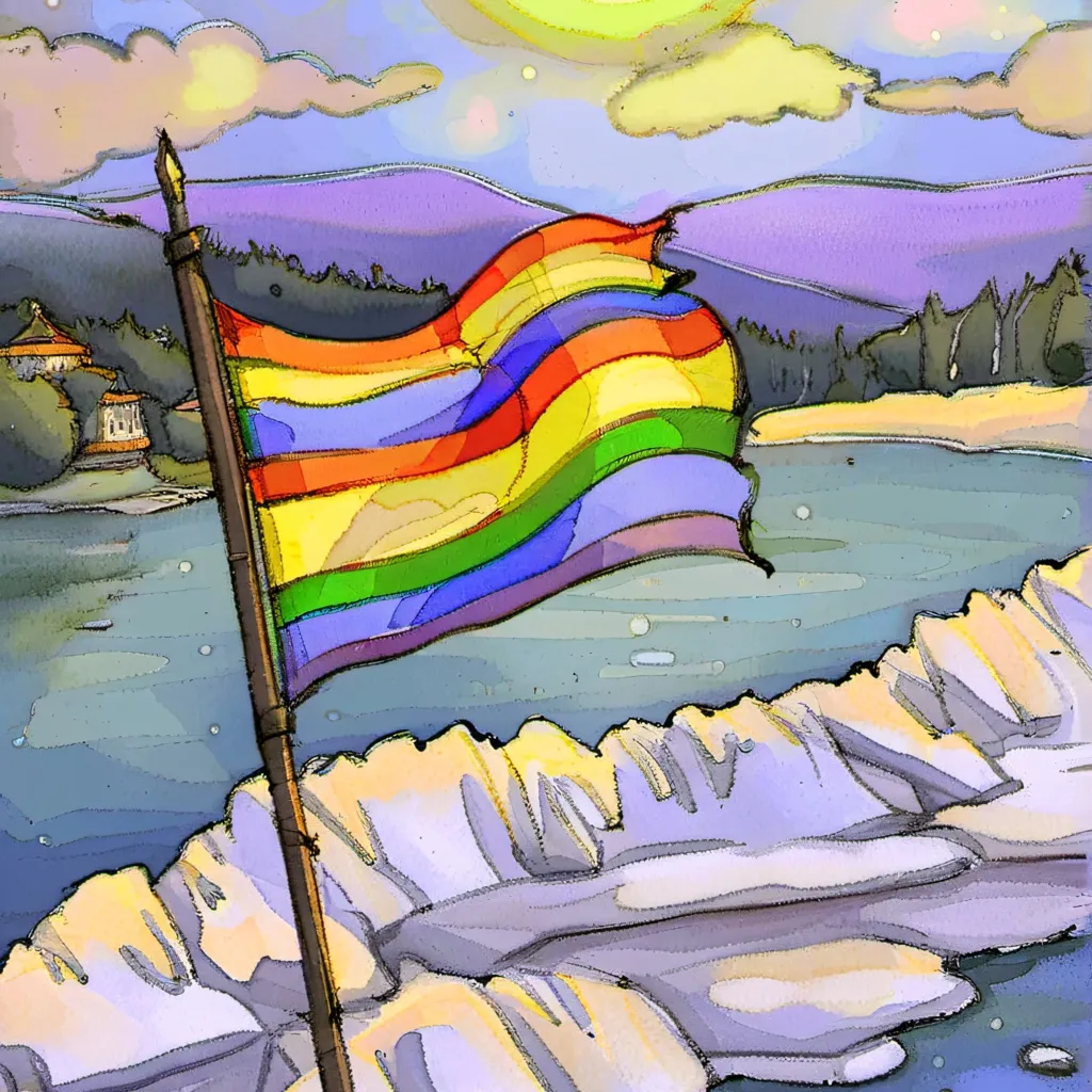 chat with ai character: LGBTQ+ flag quiz