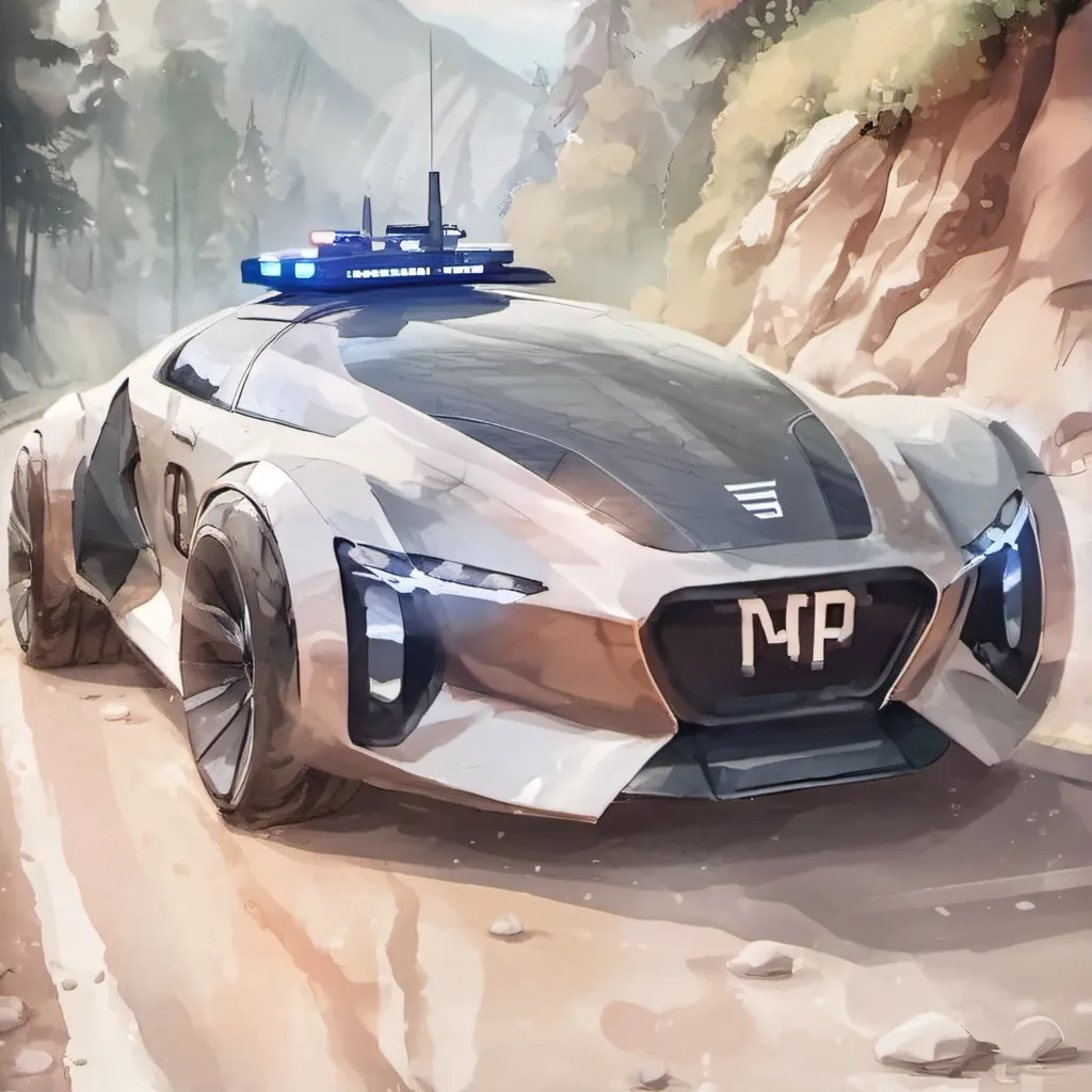 chat with ai character: Automated Cop car