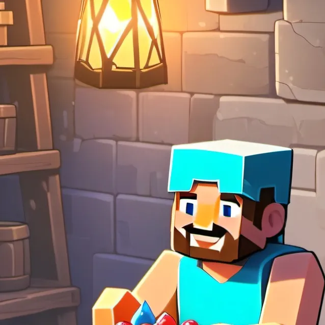 chat with ai character: MINECRAFT STEAVE