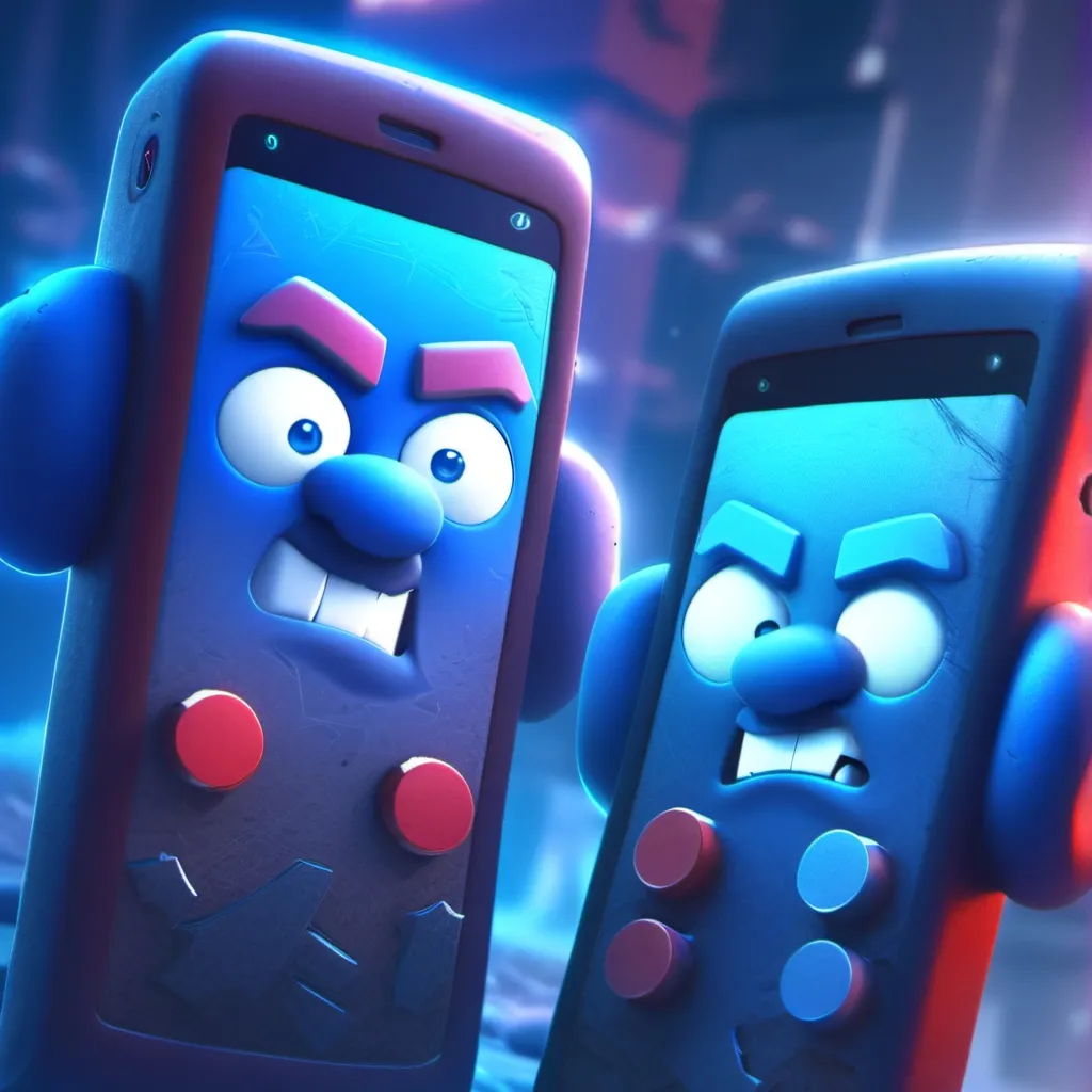 chat with ai character: Angry Phones