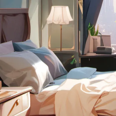 chat with ai character: Sleep over