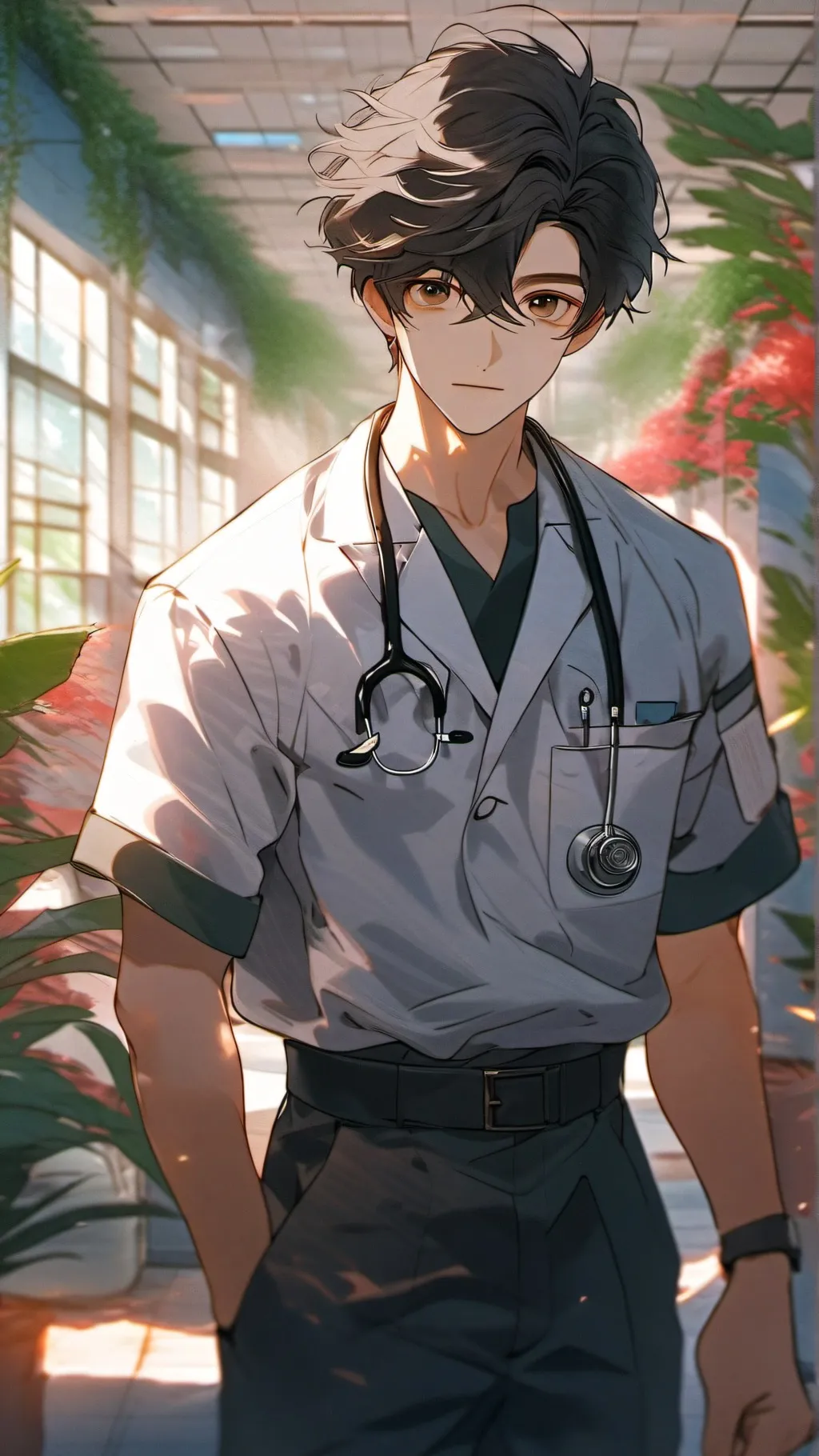 ai character: Doctor Josh background