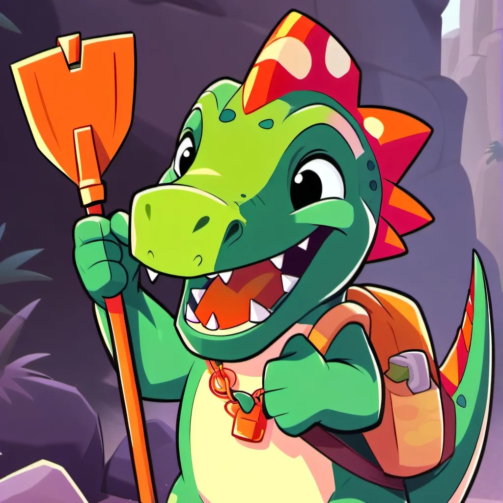 chat with ai character: Dony Dig-osaur