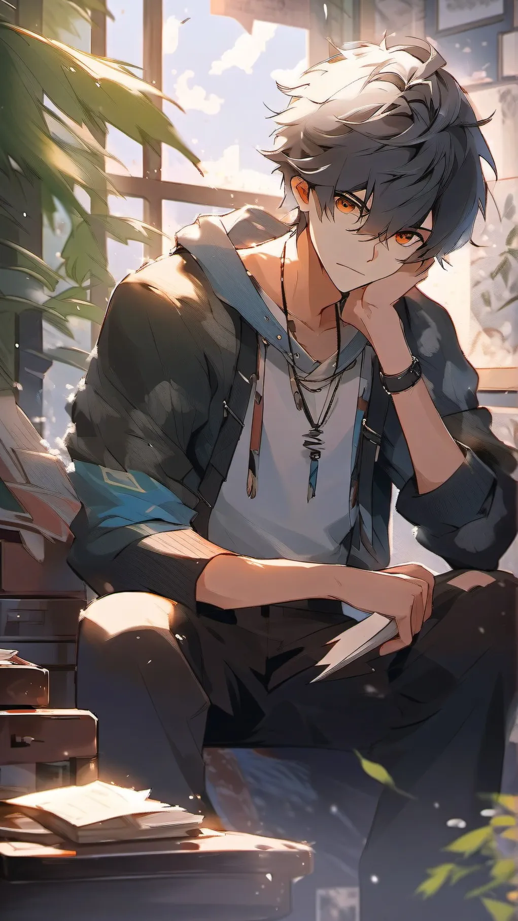 ai character: Yuma Kiroshi background