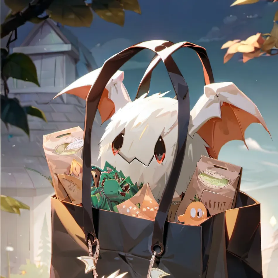 chat with ai character: bag monster 