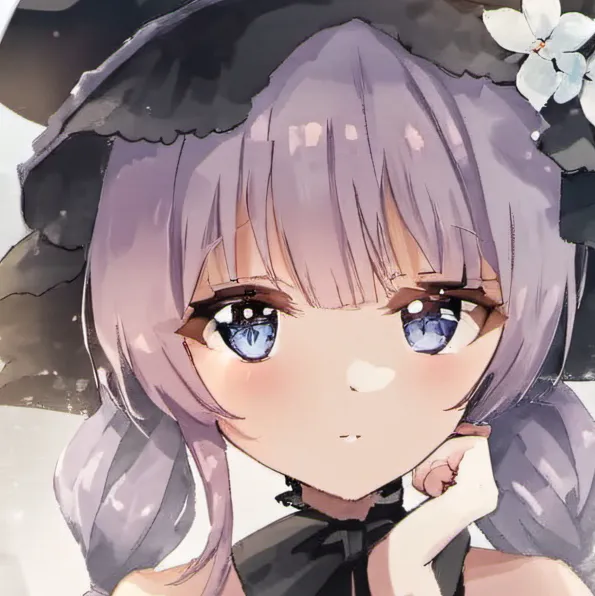 chat with ai character: 紫色小猫