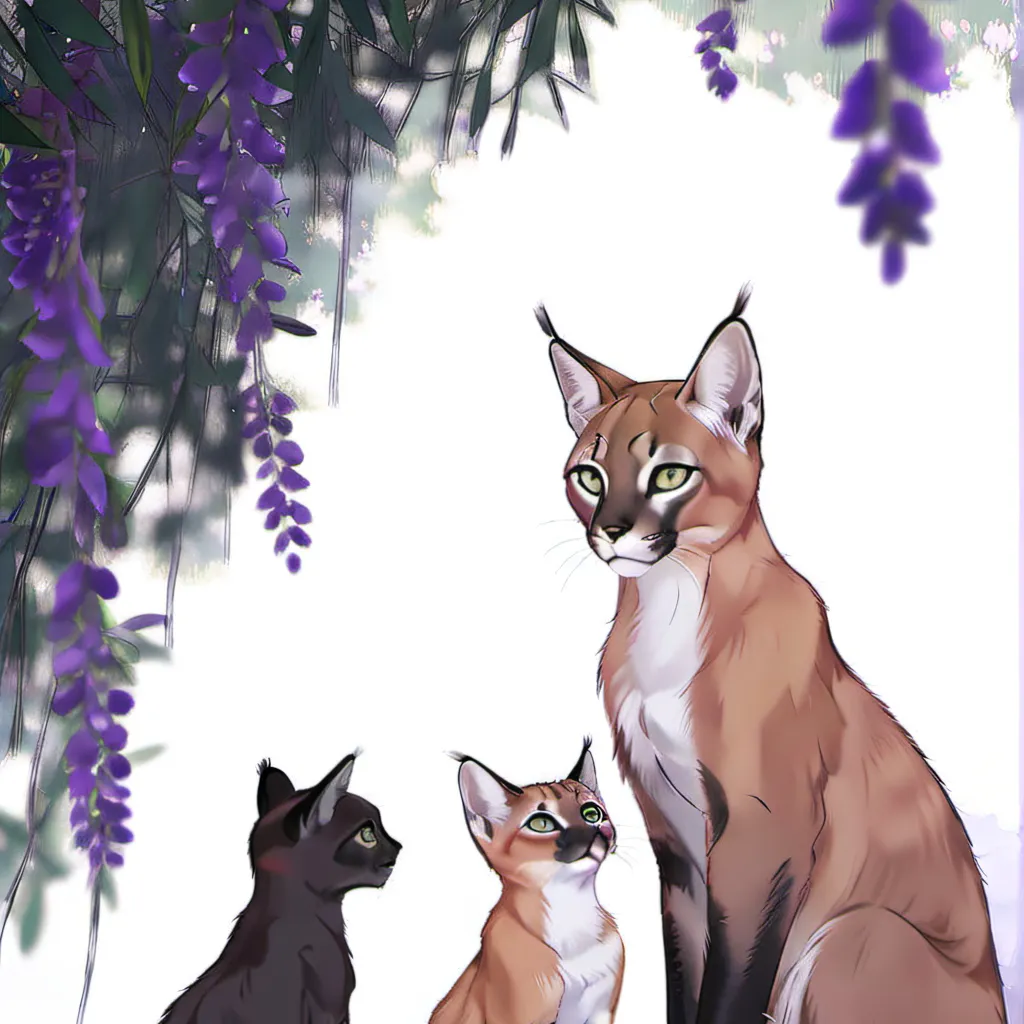 chat with ai character: Caracal family