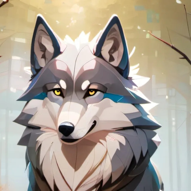 chat with ai character: A wolf family