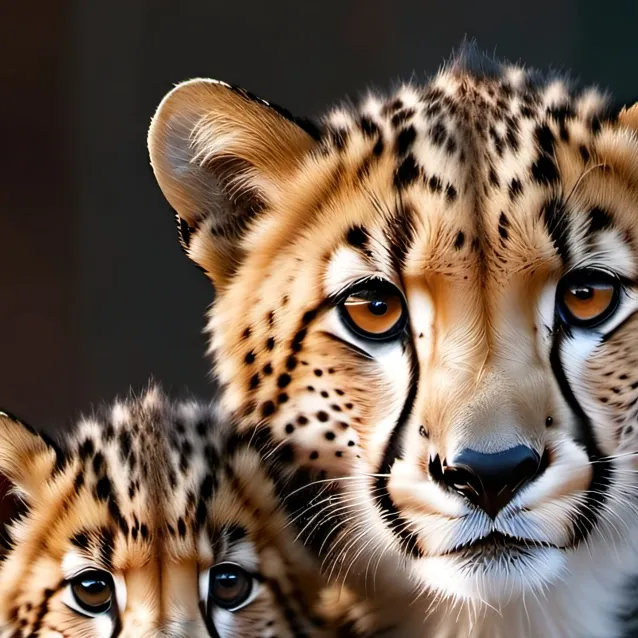 chat with ai character: mama cheetah>cubs