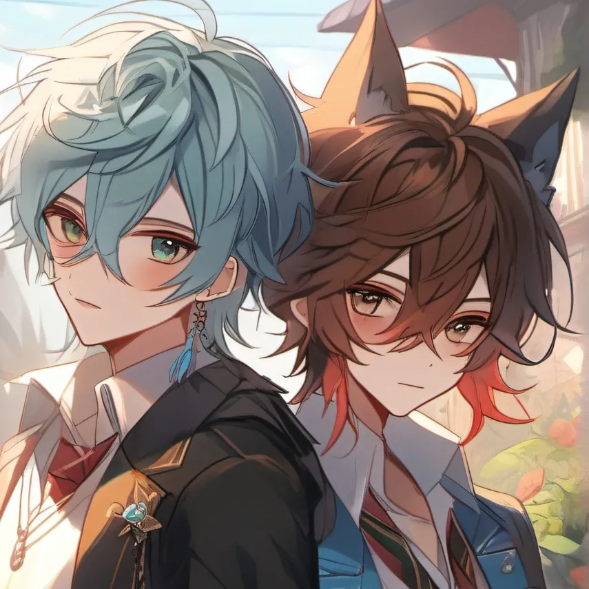 chat with ai character: Jeff and damien 