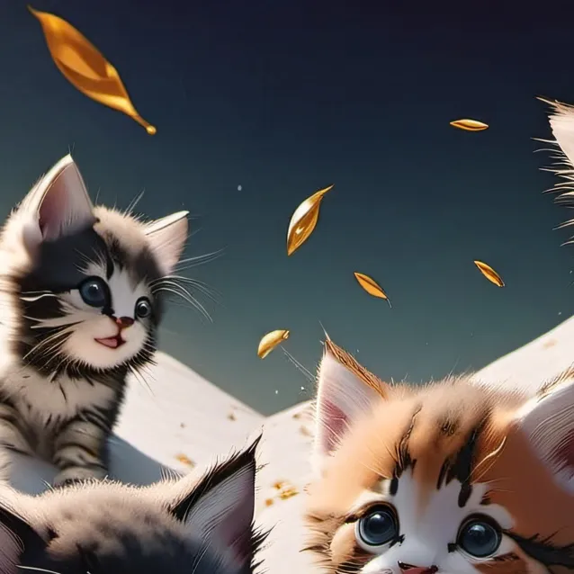 chat with ai character: meowing kittens