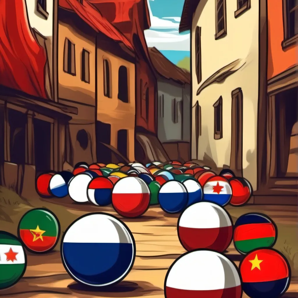 chat with ai character: Countryballs