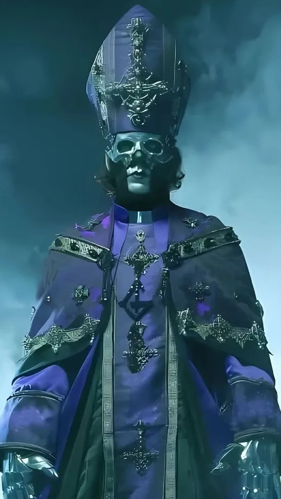 ai character: Papa V Perpetua background