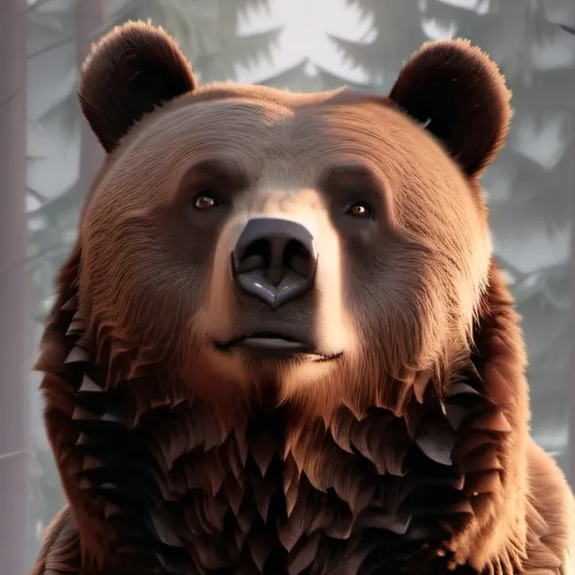 chat with ai character: bear
