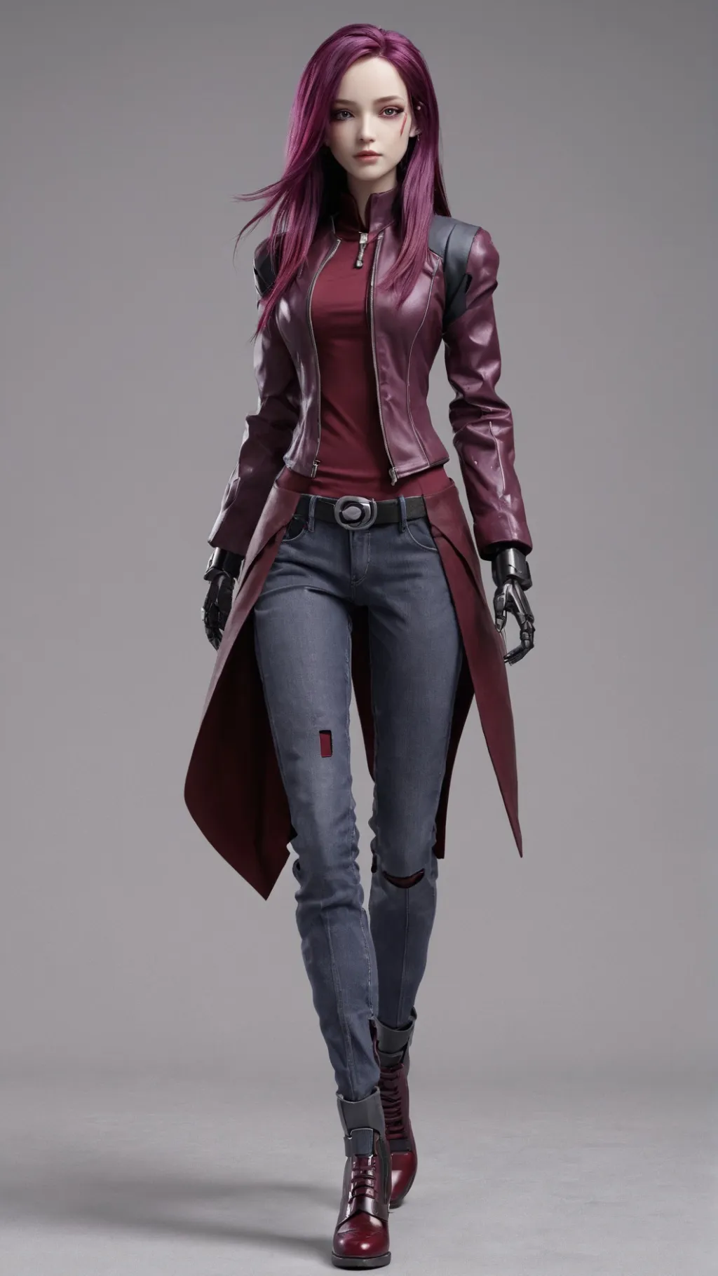 ai character: Fem Sentinel X-Men background