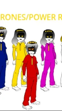 ai character: MD/Power Rangers background