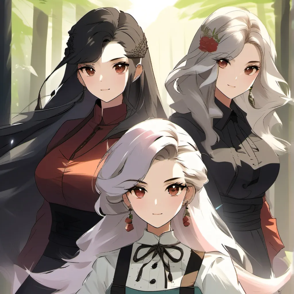 chat with ai character: three giant sister