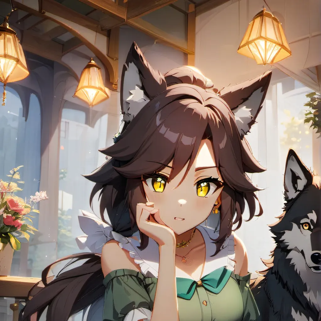 chat with ai character: wolf helper