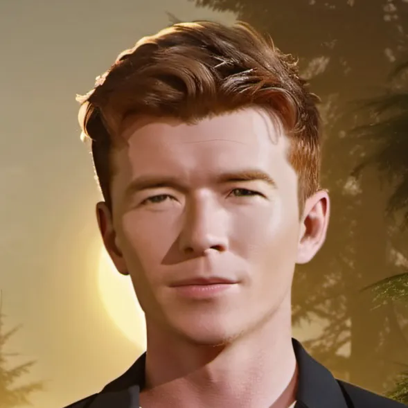 chat with ai character: Rick astley