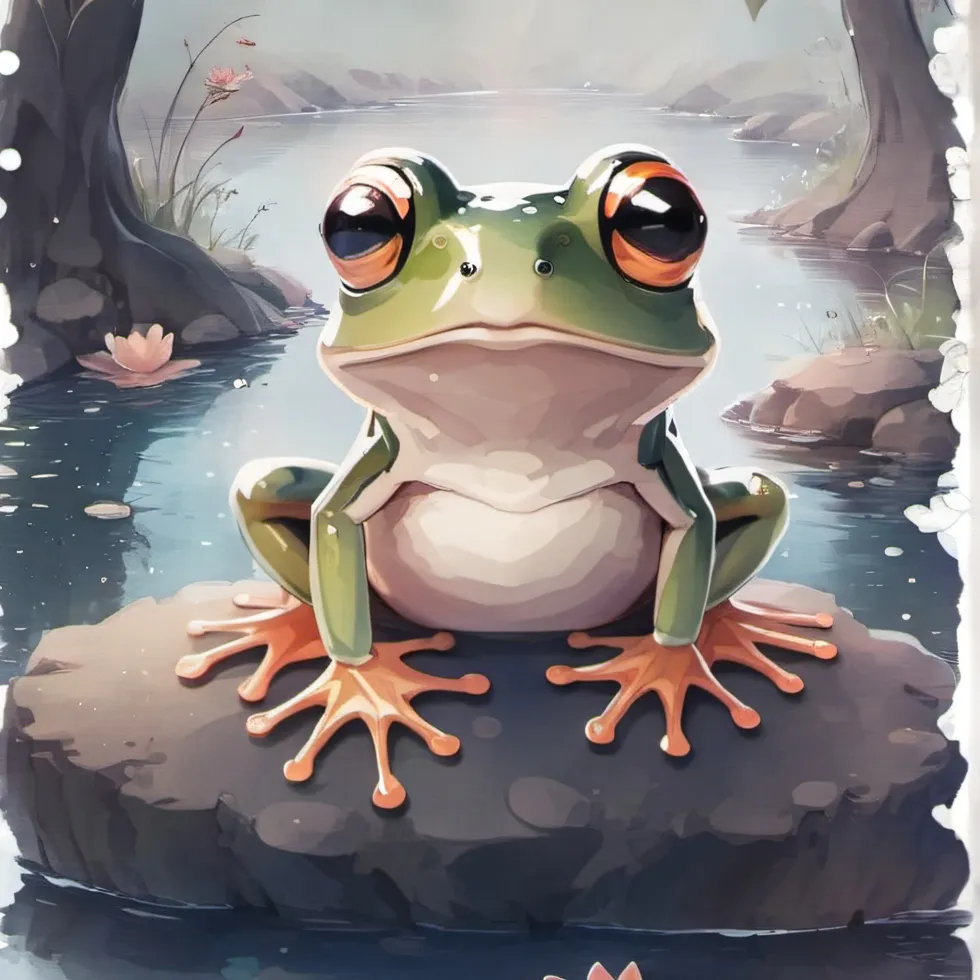 chat with ai character: Frog