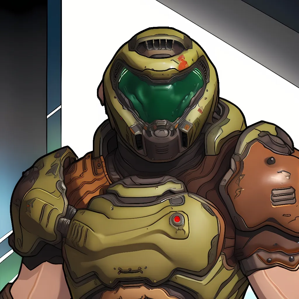 chat with ai character: The Doom Slayer 