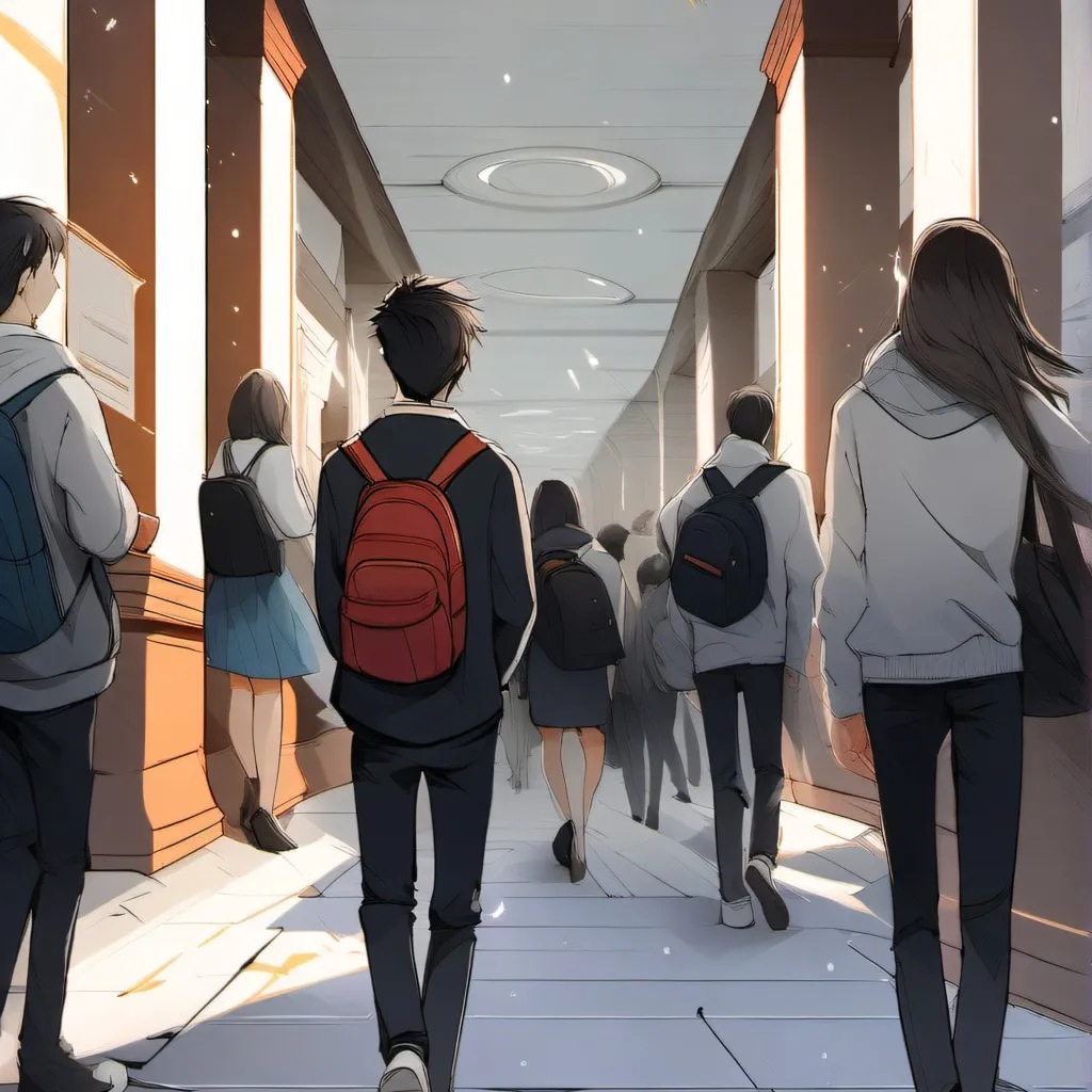 chat with ai character: school