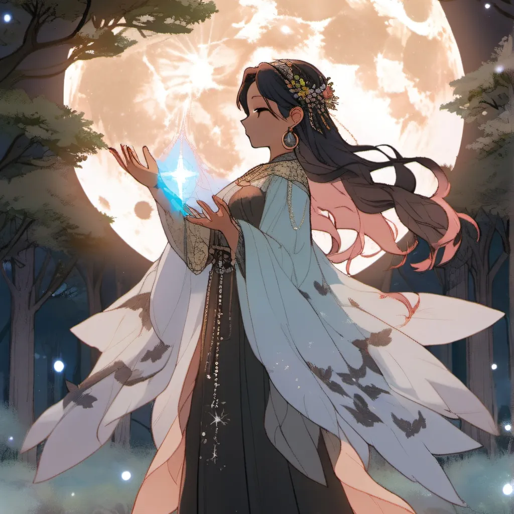 chat with ai character: moon spirit 