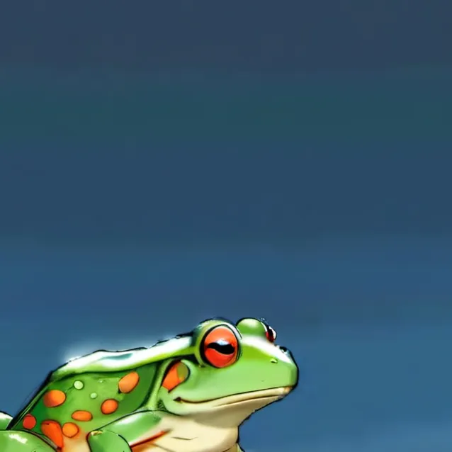 chat with ai character: therapy frog